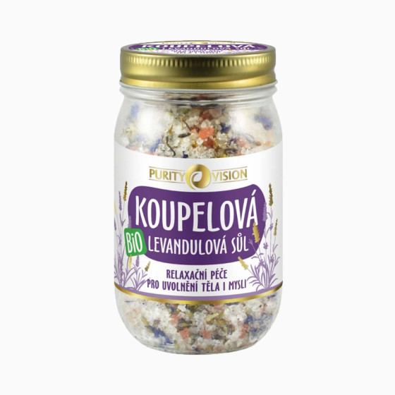 Bio Levandulová koupelová sůl - 400 g