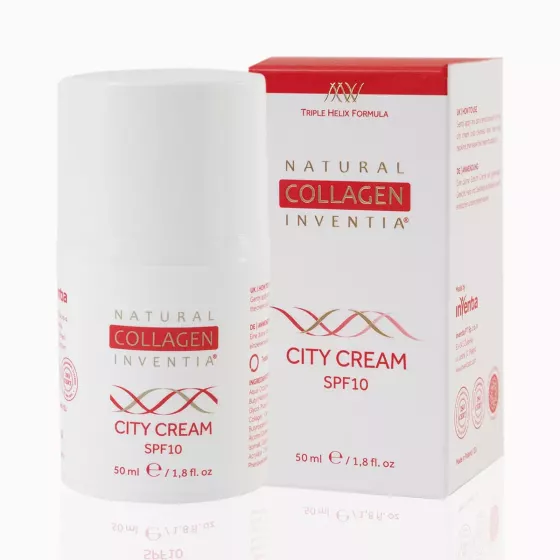 Ochranný denní CITY krém SPF 10 - Nezestárni / Inventia