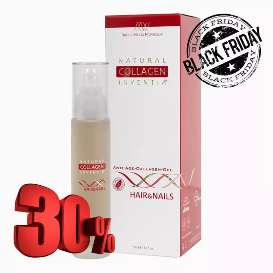 Živý kolagen na VLASY - Přírodní kolagen Inventia HAIR & NAILS (50 ml)