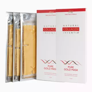 Inventia  1+1 ZDARMA - ZLATÁ MASKA s živým kolagenem