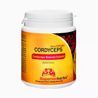 Cordyceps, Extrakt 40 % polysacharidů, 15 % manitolu