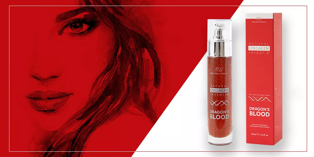 ŽIVÝ KOLAGEN a DRAČÍ KREV - ANTI-AGE SÉRUM 2v1